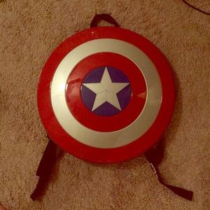 Captain America shield backpack